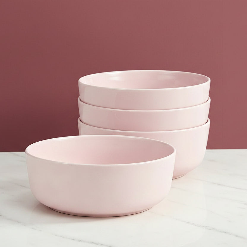 Madison Pink Set of 4 Soup Cereal Bowls - Image 2