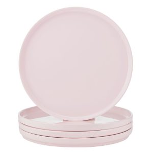 Madison Pink Set of 4 Dinner Plates