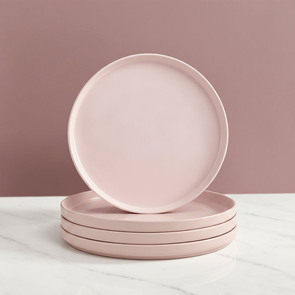 Madison Pink Set of 4 Salad Plates - Image 2