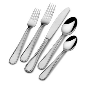 Bravo 52 Piece Flatware Set with Caddy. Service for 8