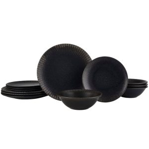 Oakley 12 Piece Dinnerware Set. Service for 4
