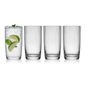 Optic Set of 4 Highball Glasses