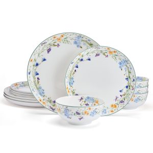 Quinn 12 Piece Dinnerware Set. Service for 4