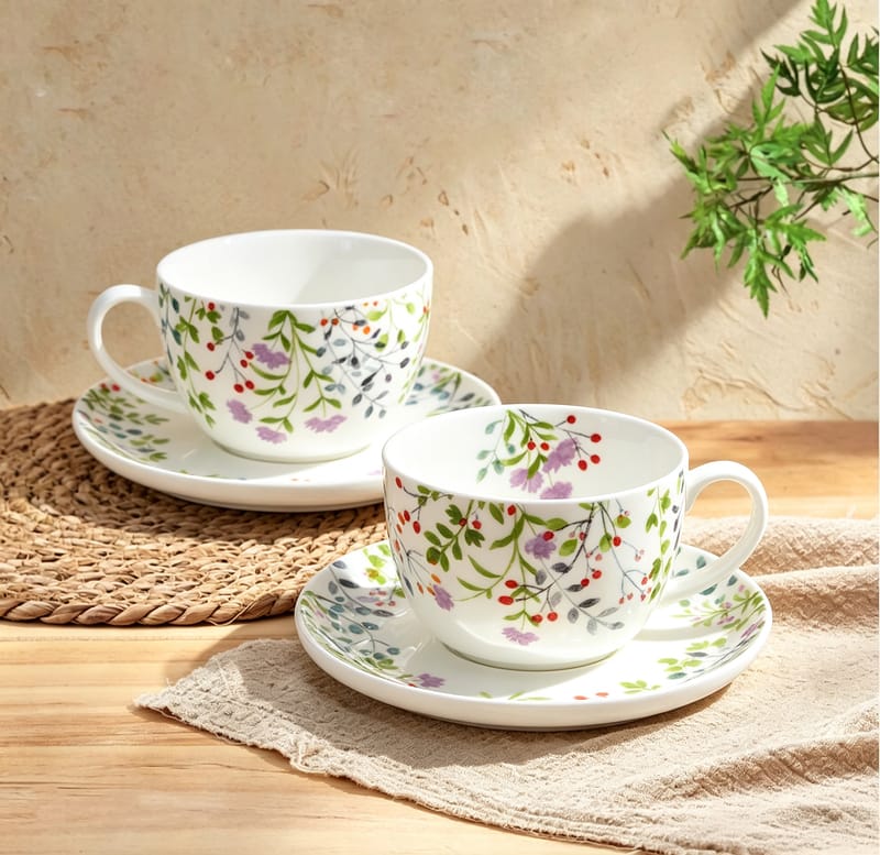 Tivoli Garden Set of 2 Tea Cups and Saucers - Image 2