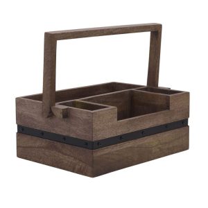 Rustic Hostess Flatware Storage Caddy