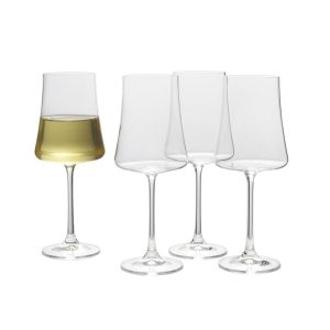 Aline Set of 4 White Wine Glasses