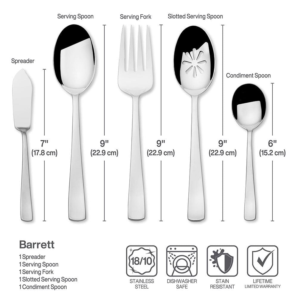 Barrett 45 Piece Flatware Set. Service for 8 - Image 5