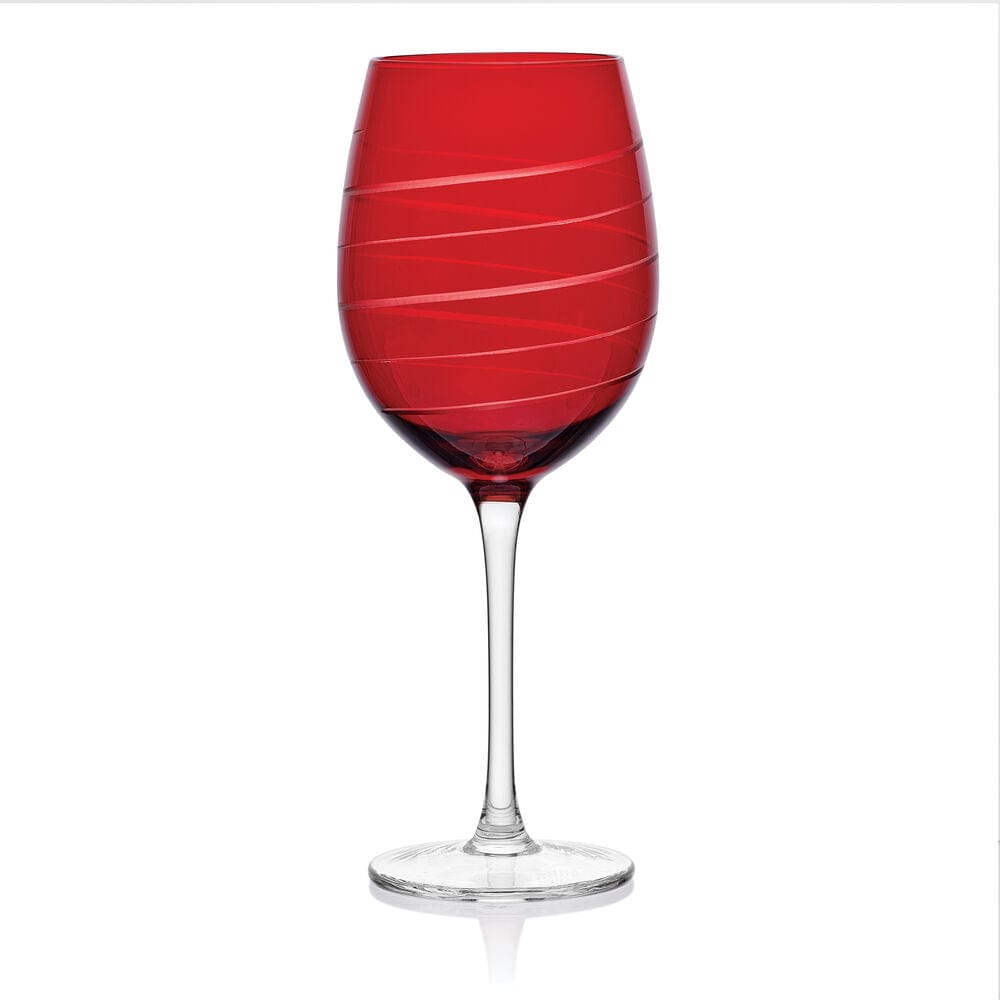 Cheers® Set of 6 Ruby Wine Glasses - Image 10