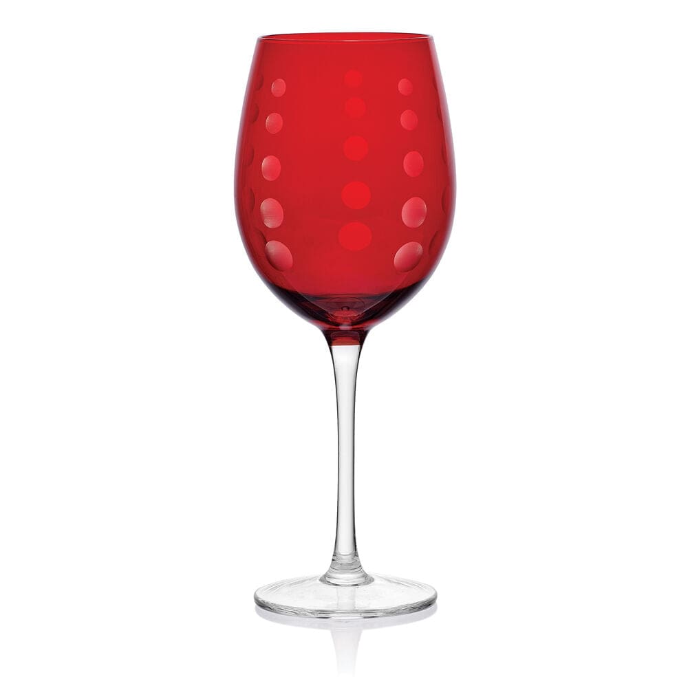Cheers® Set of 6 Ruby Wine Glasses - Image 7
