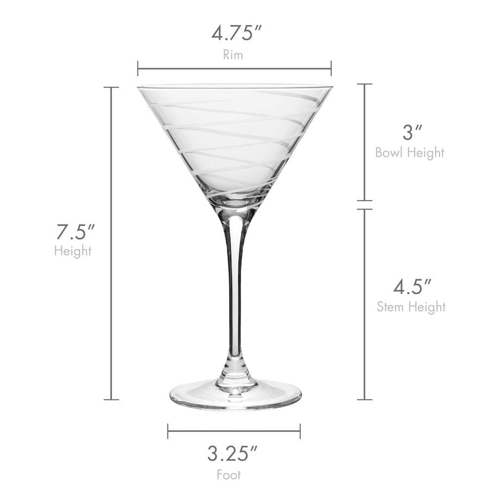 Cheers® Set of 4 Martini Glasses - Image 5