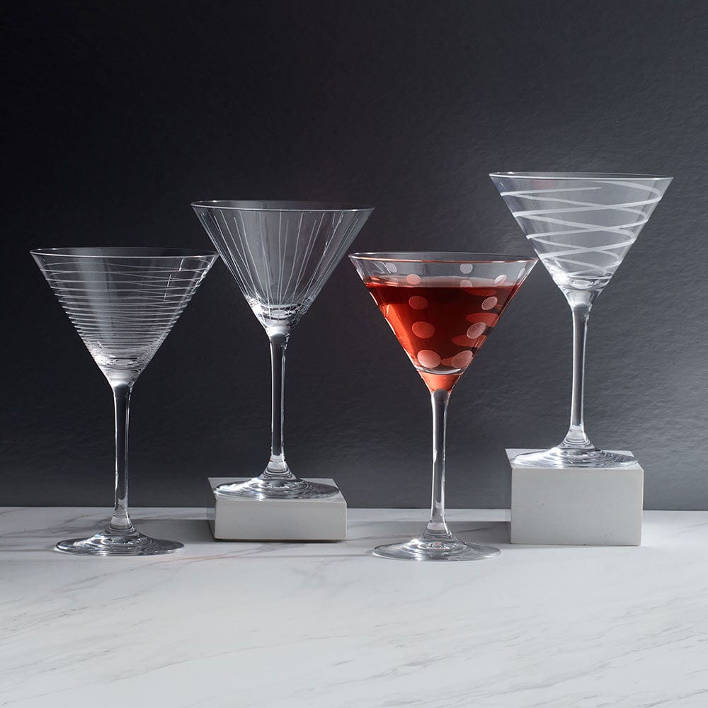 Cheers® Set of 4 Martini Glasses - Image 2