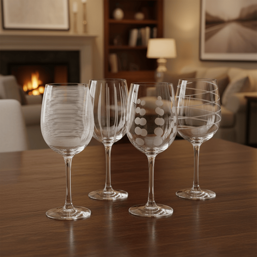 Cheers® Set of 4 White Wine Glasses - Image 2
