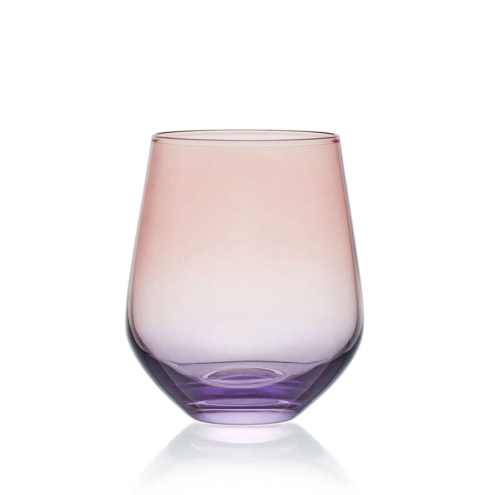 Chroma Set of 4 Stemless Wine Glasses - Image 5