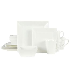 Delray Square 16 Piece Dinnerware Set. Service for 4