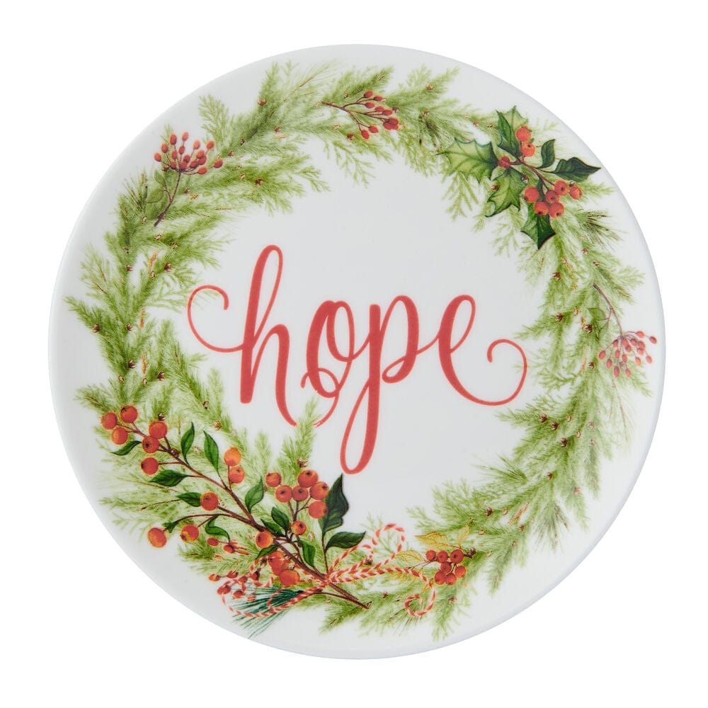 Festive Garland Set of 6 Appetizer Plates - Image 9