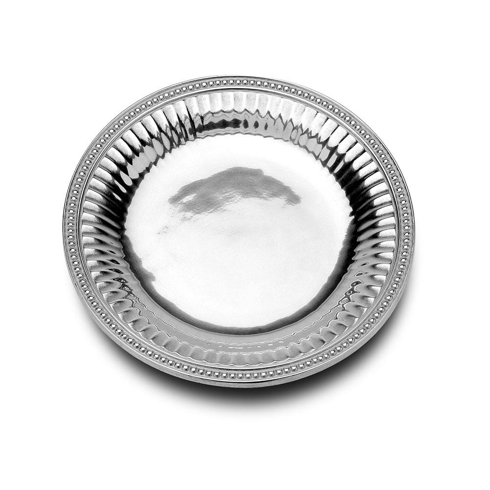 Flutes And Pearls Medium Round Tray