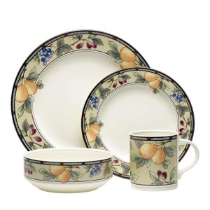 Garden Harvest® 16 Piece Dinnerware Set. Service for 4