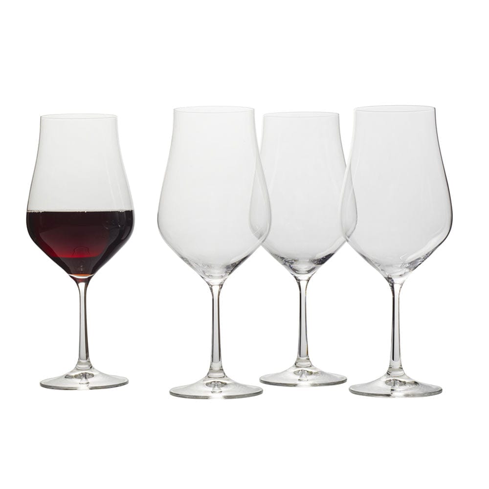 Grace Set of 4 Bordeaux Red Wine Glasses