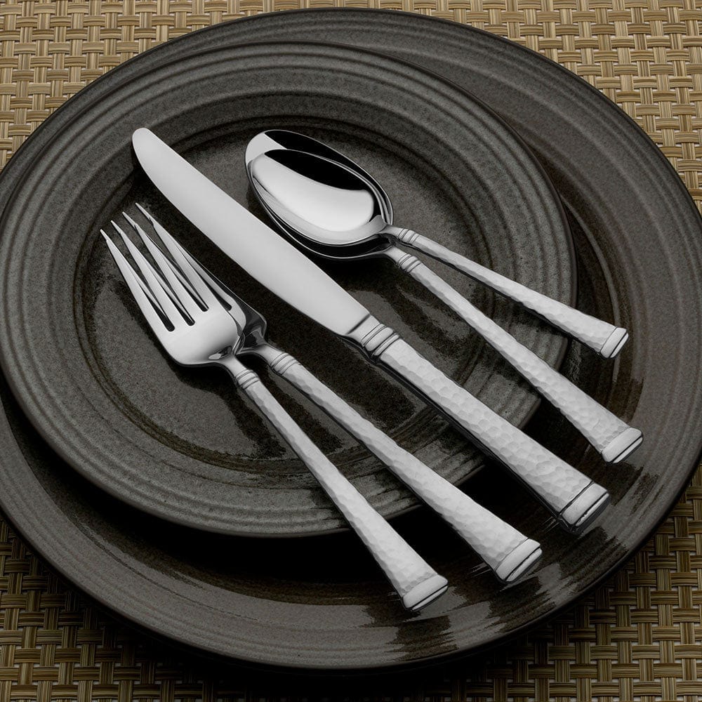 Harmony Hammered 65 Piece Flatware Set. Service for 12 - Image 3