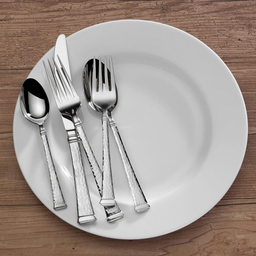 Harmony Hammered 65 Piece Flatware Set. Service for 12 - Image 4