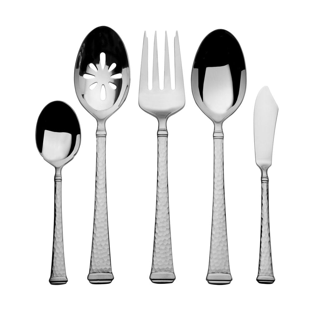 Harmony Hammered 65 Piece Flatware Set. Service for 12 - Image 5
