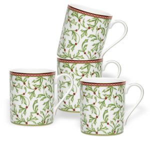 Holiday Traditions Mugs. Set of 4