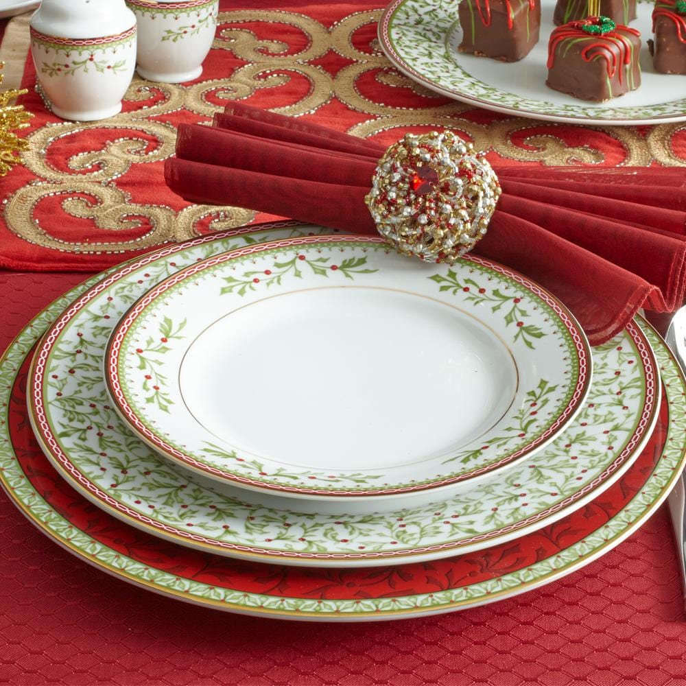 Holiday Traditions Set of 4 Salad Plates - Image 3