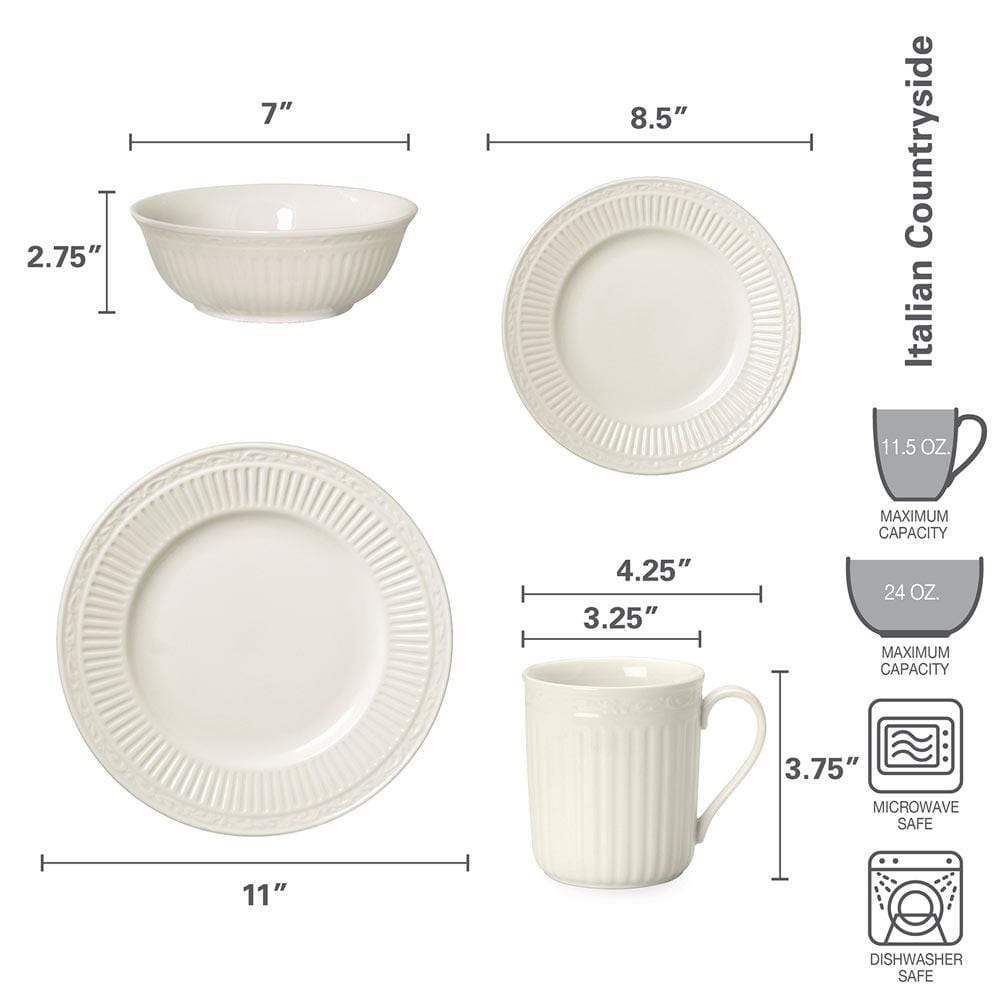 Italian Countryside® 16 Piece Dinnerware Set. Service for 4 - Image 5
