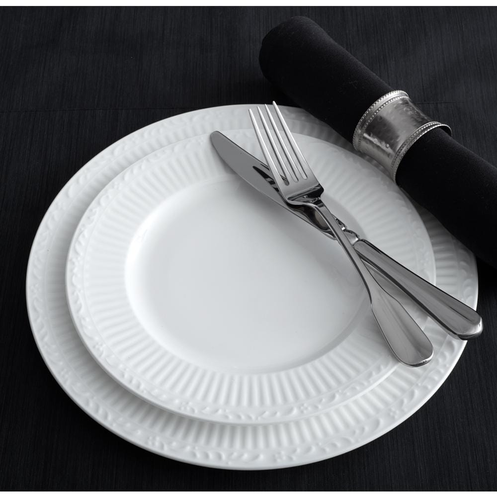 Countryside White Bone China Salad Plate - Image 2