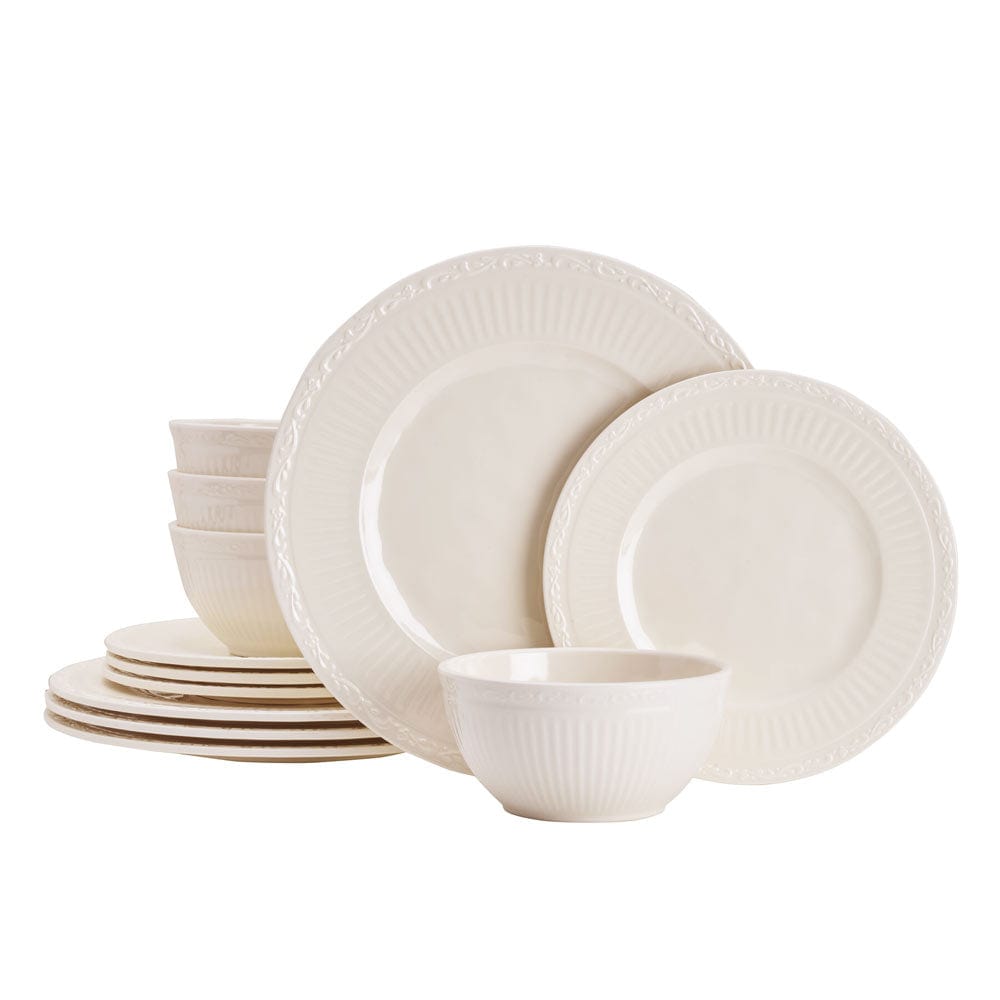 Italian Countryside® Melamine Outdoor 12 Piece Dinnerware Set. Service for 4
