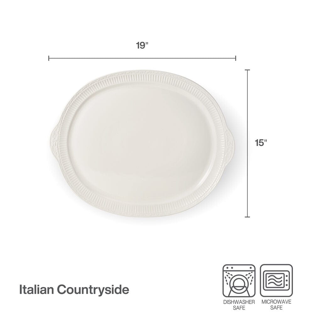 Italian Countryside® Oval Platter with Handles - Image 3