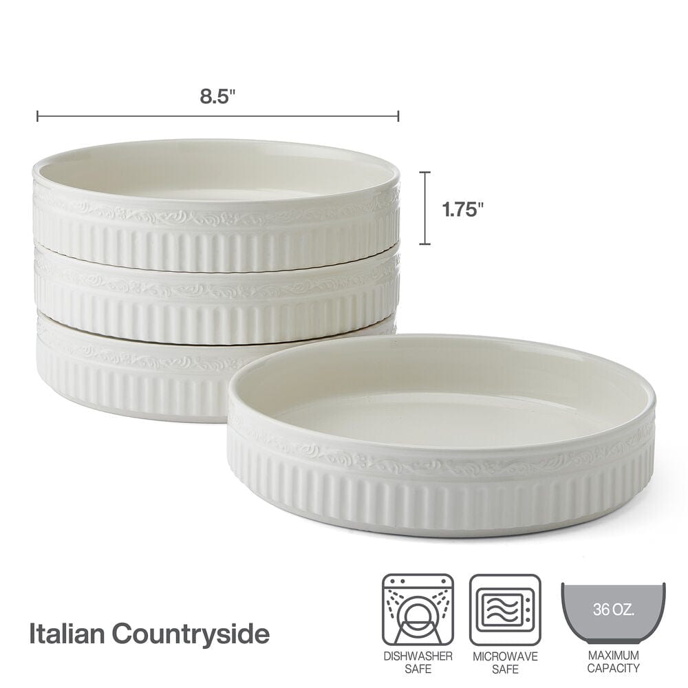 Italian Countryside® Set of 4 Pasta Stackable Bowls - Image 3