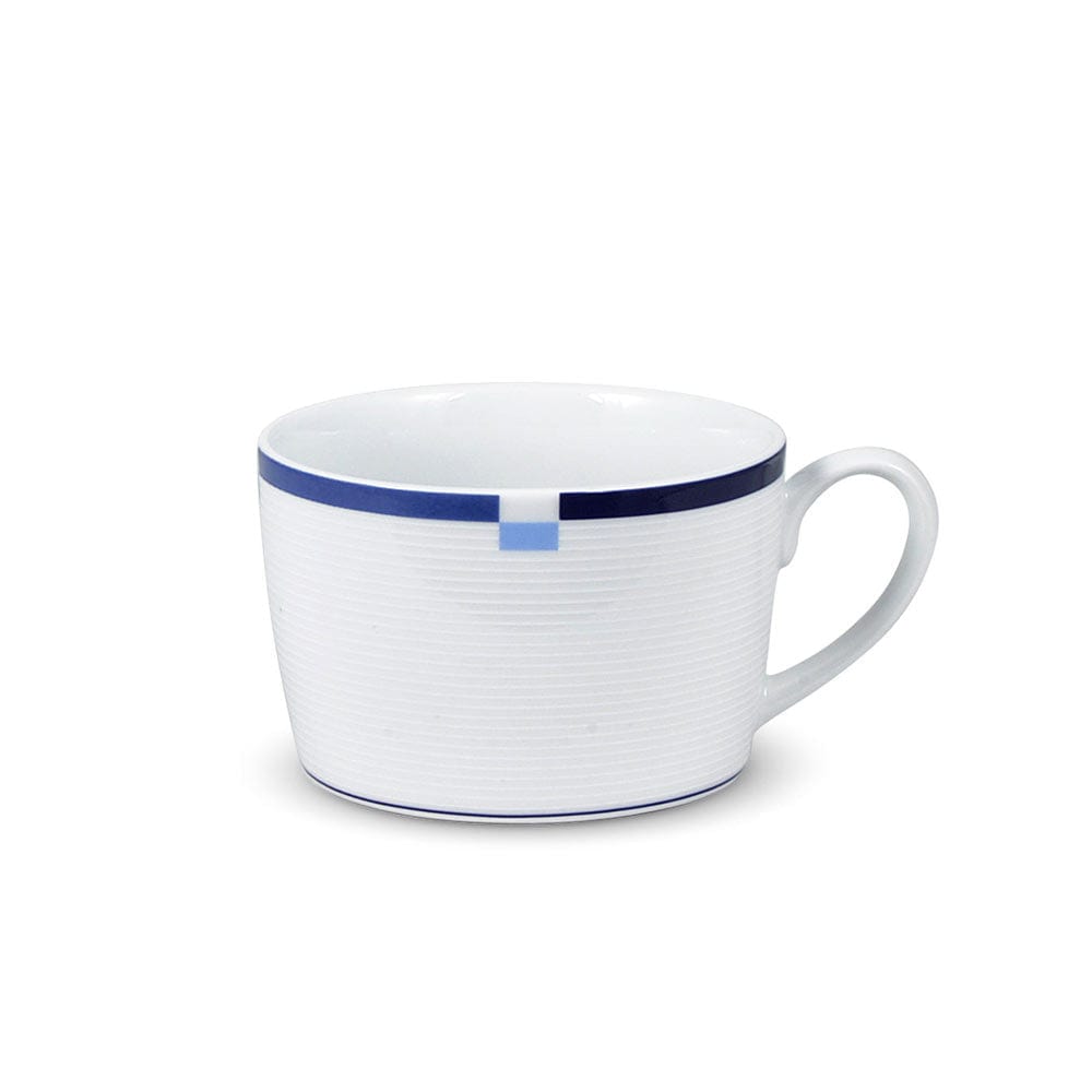 Jet Set Blue Set of 4 Tea Cups and Saucers - Image 4