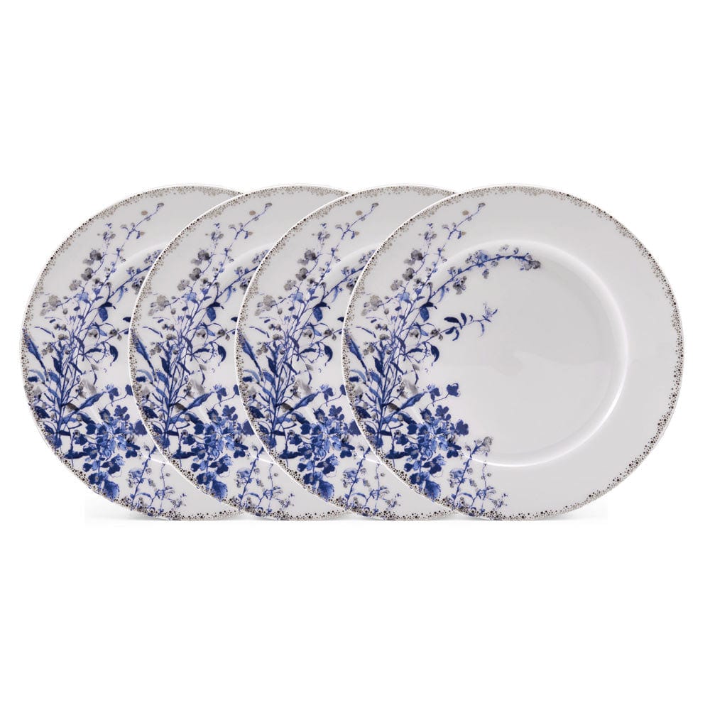 Kaia Platinum Set of 4 Dinner Plates