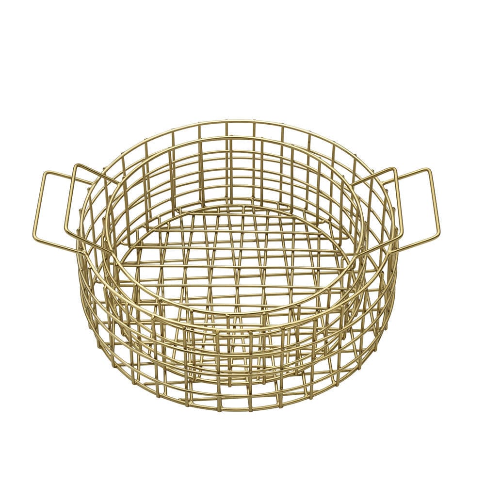 Kendall Set Of 2 Gold Centerpiece Baskets - Image 4
