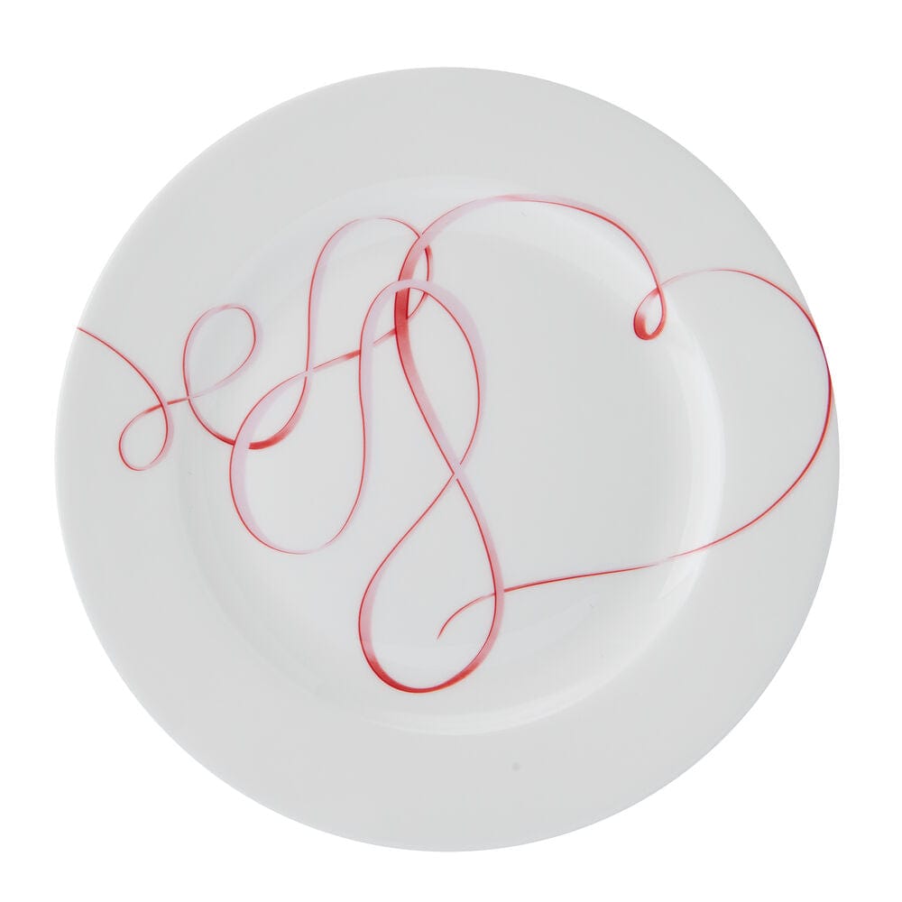 Love Story Pink Set of 4 Salad Plates - Image 5