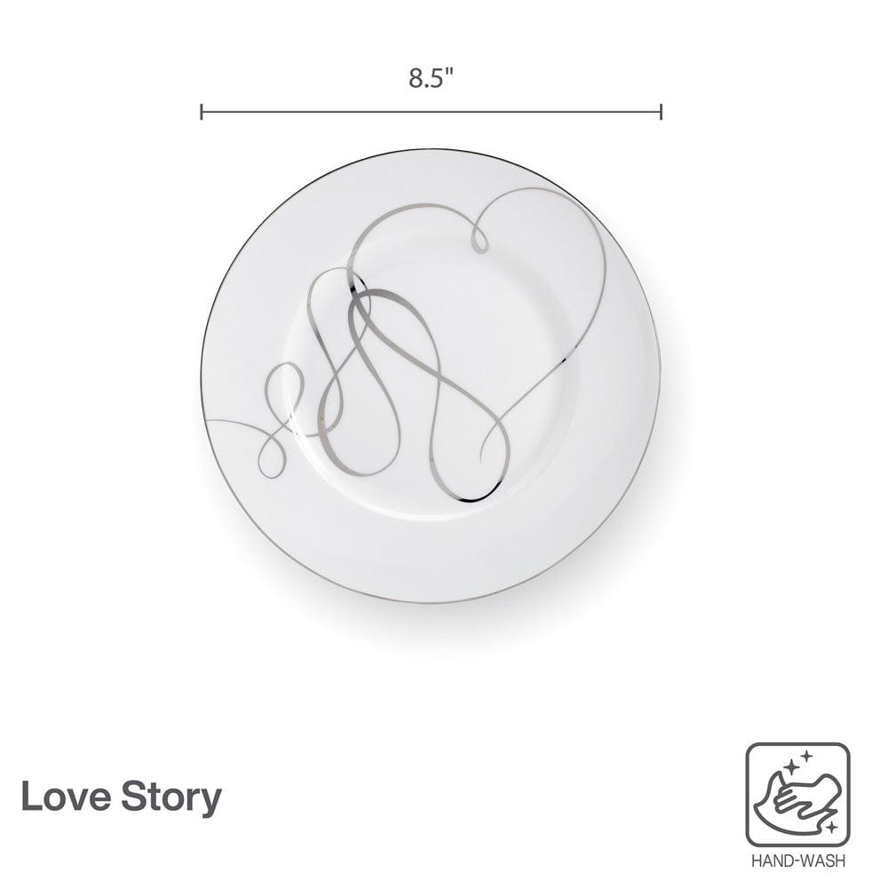 Love Story Set of 4 Salad Plates - Image 4