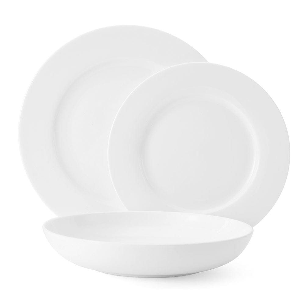 Lucerne White 12 Piece Dinnerware Pasta Bowl Set. Service for 4 - Image 8