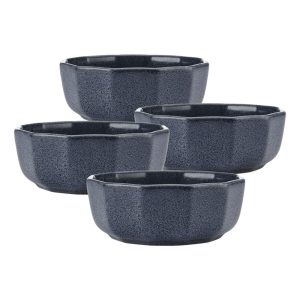 Luxor Blue Set of 4 Soup Cereal Bowls