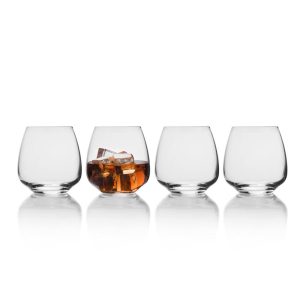 Melody Set of 4 Double Old Fashioned Glasses