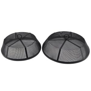 Set of 2 Mesh Outdoor Tray Food Covers