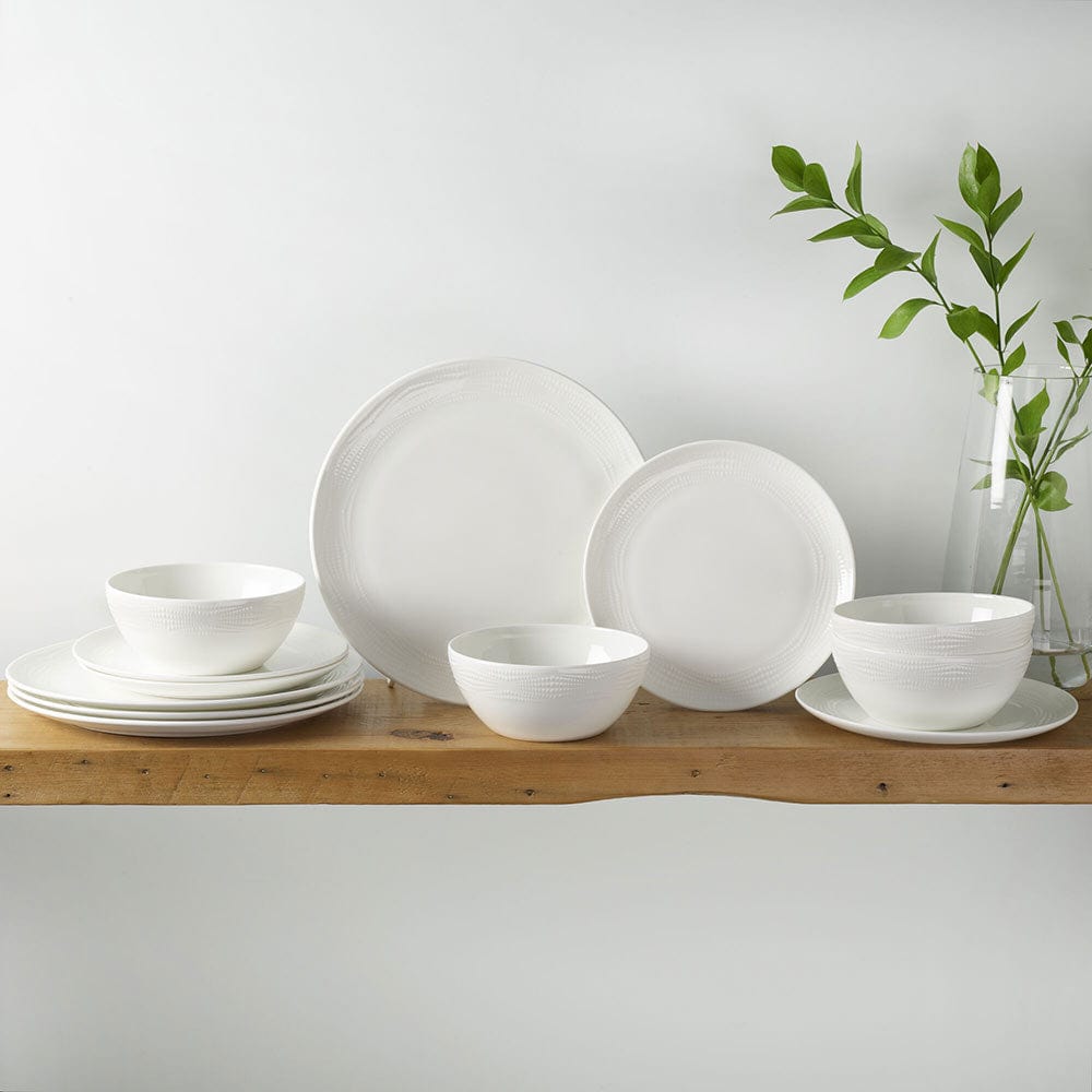 Mirabel Vegan Bone™ 12 Piece Dinnerware Set. Service for 4 - Image 3