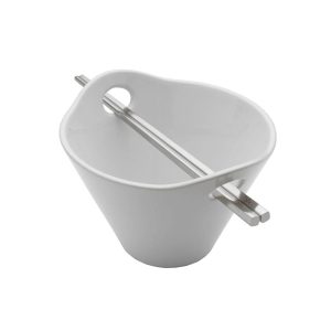 Noodle Bowl with Chopsticks