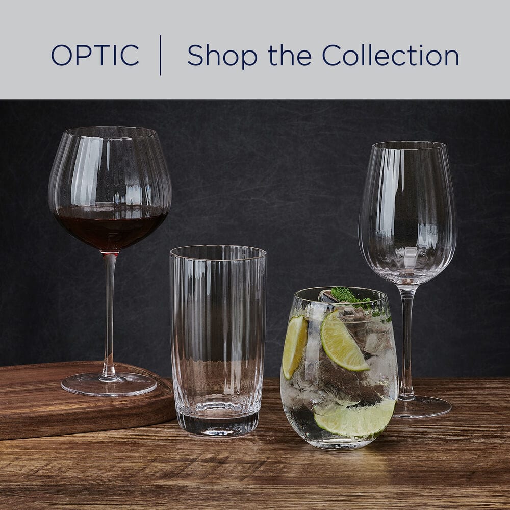 Optic Set of 4 White Wine Glasses - Image 5