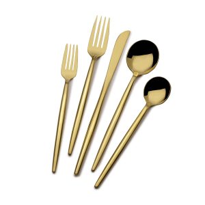 Shea Gold Forged 20 Piece Flatware Set. Service for 4