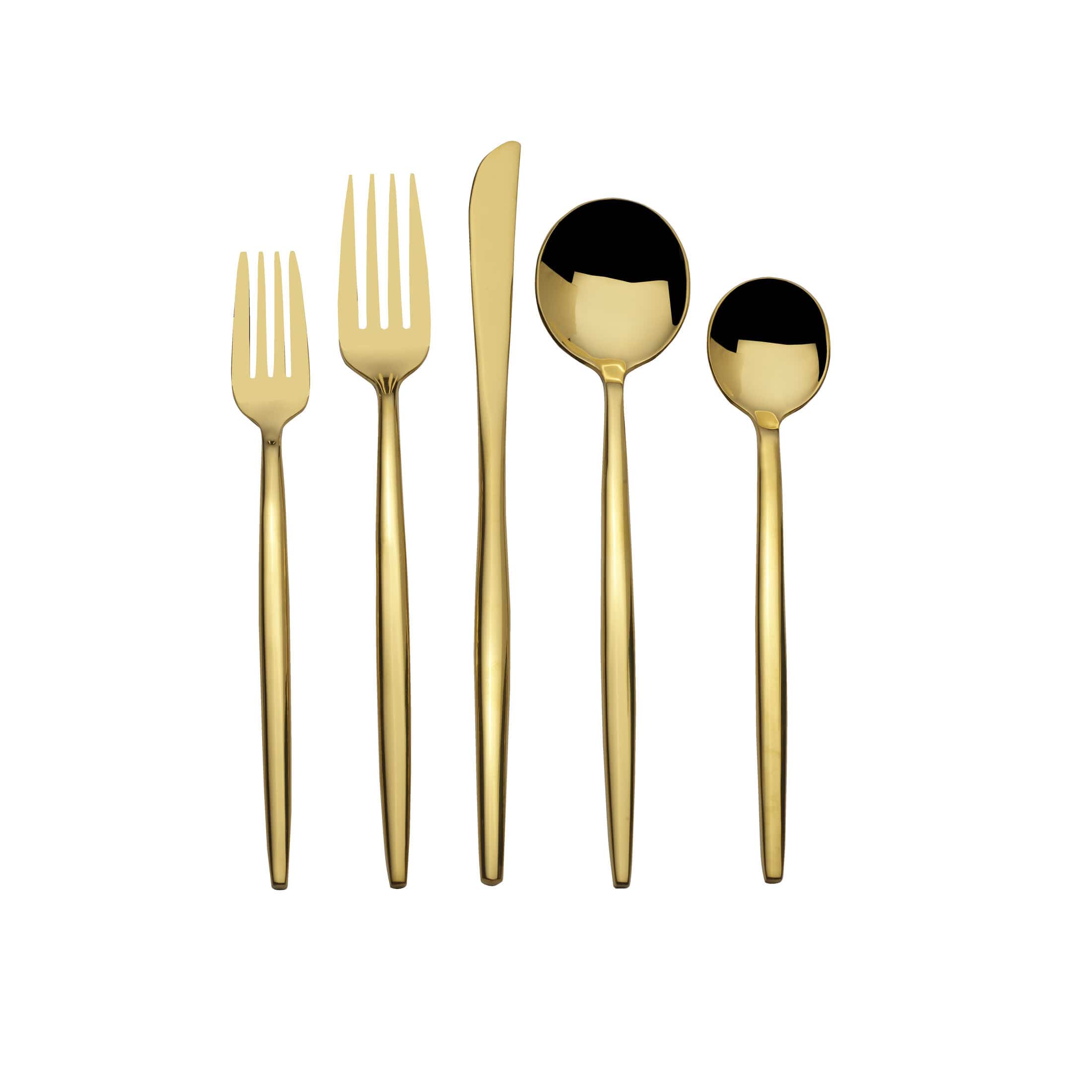 Shea Gold Forged 20 Piece Flatware Set. Service for 4 - Image 4