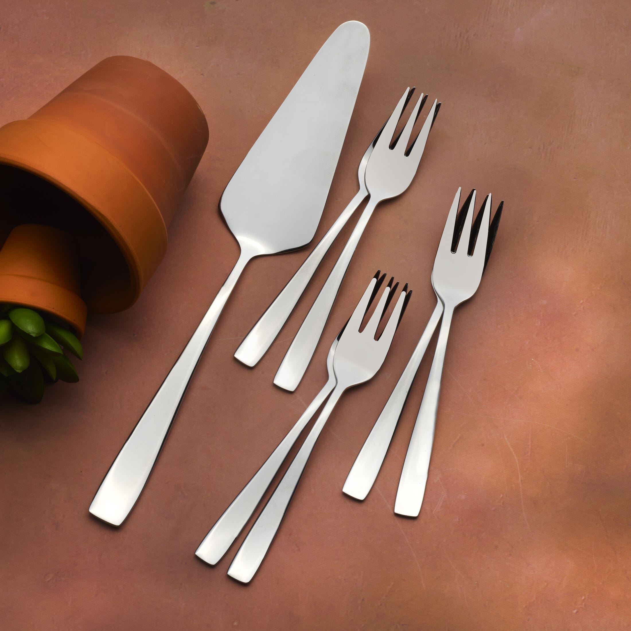 Kaylee 7 Piece Dessert Serving Set - Image 2