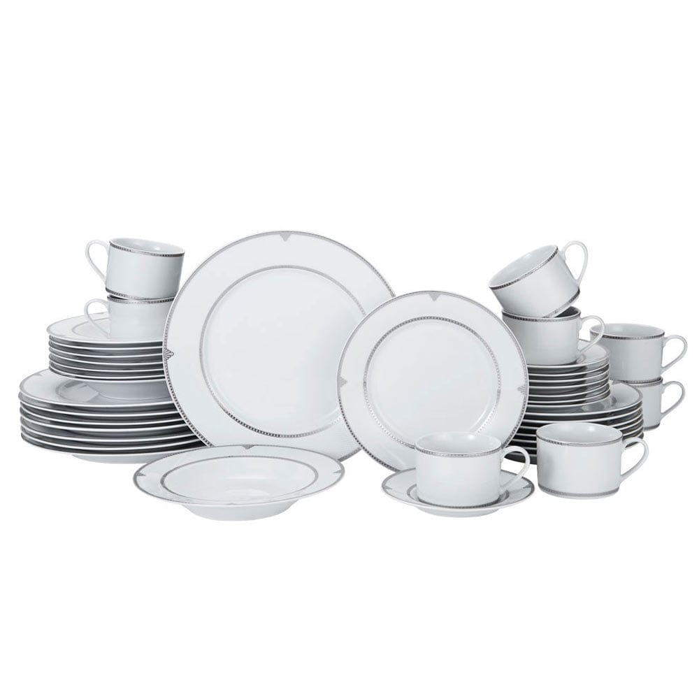 Regent Bead 40 Piece Dinnerware Set. Service for 8
