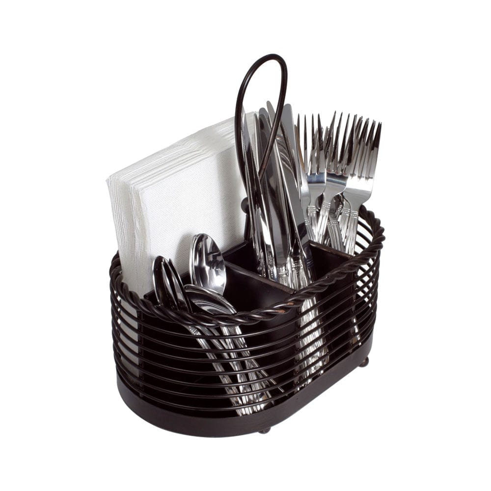 Rope Napkin and Flatware Storage Caddy
