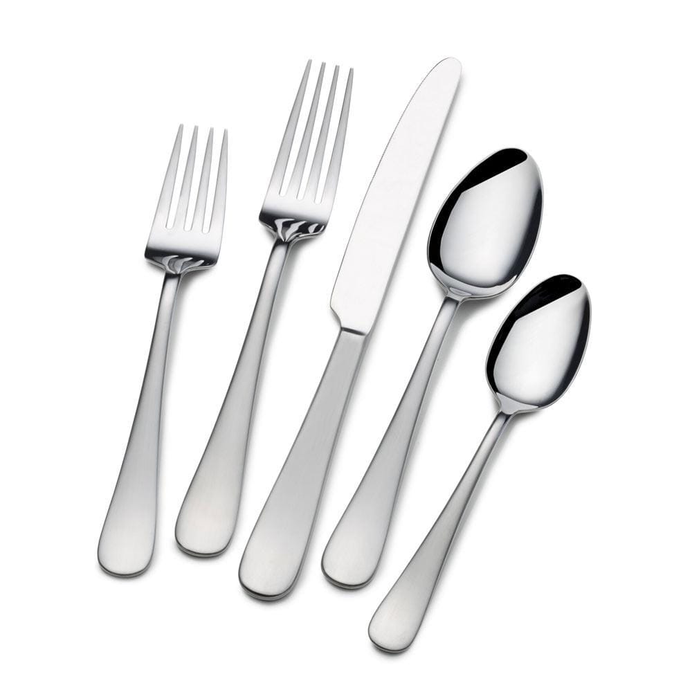 Satin Symmetry 42 Piece Flatware Set. Service for 8